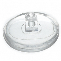 Носоупор парный силиконовый на винтах L051, круглый (11 мм), 10 пар