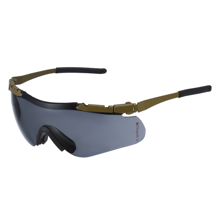 Тактические очки Defender 1:оправа металл хакки, три линзы, футляр, салфетка, резинка, стоппер