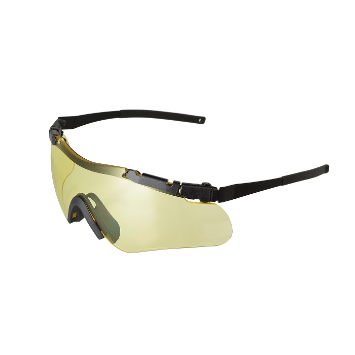 Тактические очки Defender 1:оправа металл черная, три линзы, футляр, салфетка, резинка, стоппер