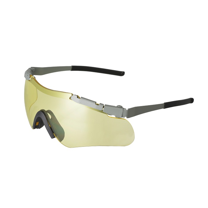 Тактические очки Defender 1:оправа металл серая, три линзы, футляр, салфетка, резинка, стоппер
