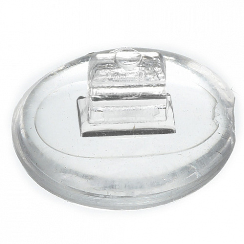 Носоупор парный силиконовый на защелке LCH11, круглый (9 мм), 10 пар