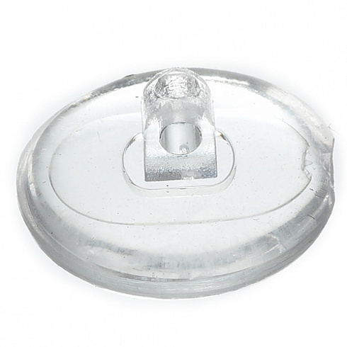 Носоупор парный силиконовый на винтах L051, круглый (11 мм), 10 пар