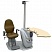Рабочее место офтальмолога 10.090.00 с креслом с подлокотниками и ножкой под ноги