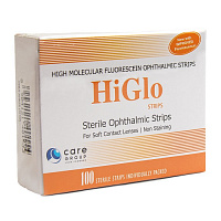 Полоски офтальмологические диагностические HiGlo Strips